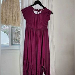 Joyfolie Mia Joy purple maroon dress
